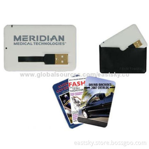 Name card USB flash drive, durable with magnetic, shock- and moisture-proof